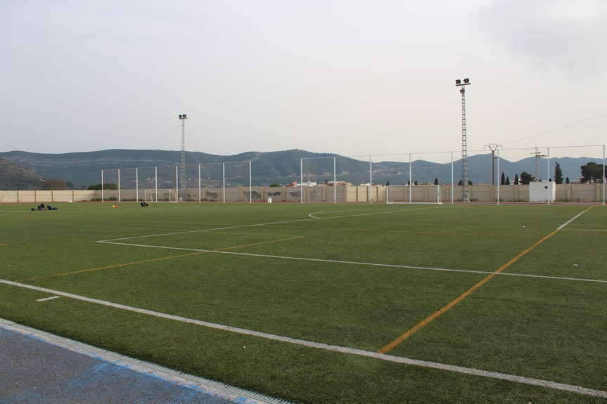 Camp 1 futbol 8. Poliesportiu municipal. Ajuntament de Canals.