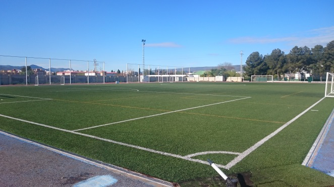 Camp futbol 8 i 11. Poliesportiu municipal. Ajuntament de Canals.