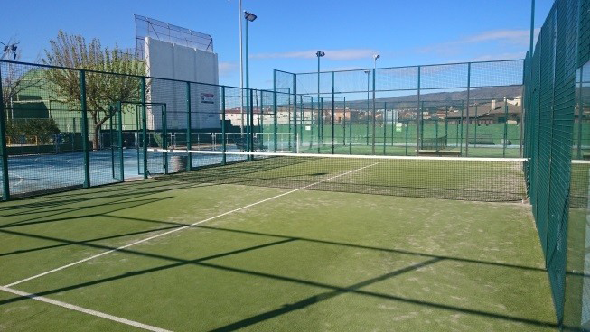 POLIESPORTIU. PISTA PADEL 2. VISTA GENERAL. Ajuntament de Canals.