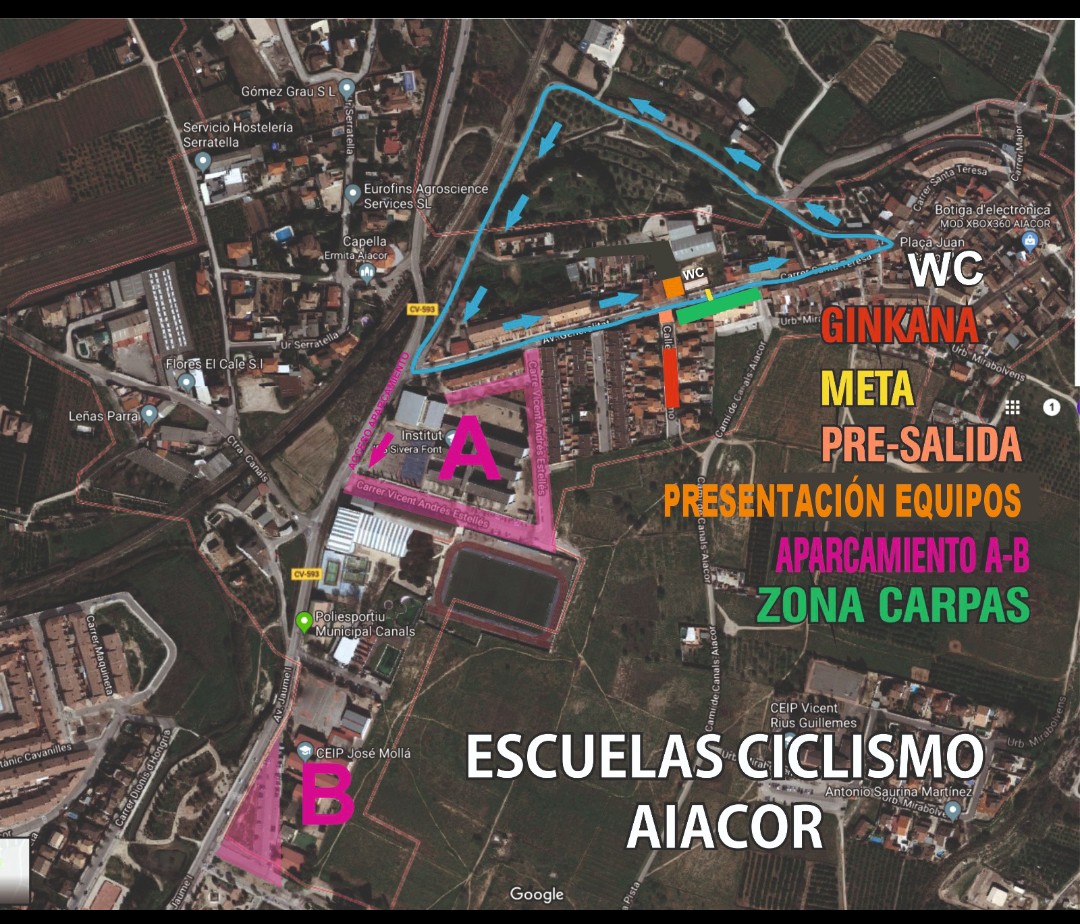 circuit carrera escoles ciclistes aiacor 2023